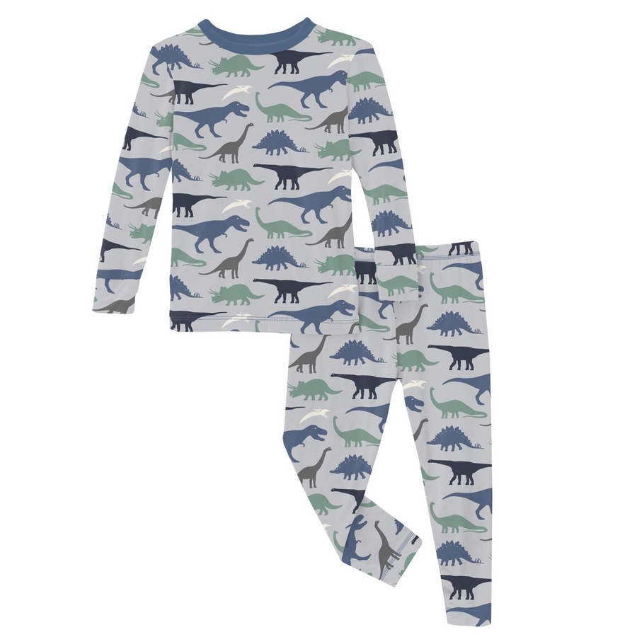 Print Long Sleeve Pajama Set