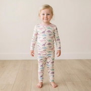 Print Long Sleeve Pajama Set