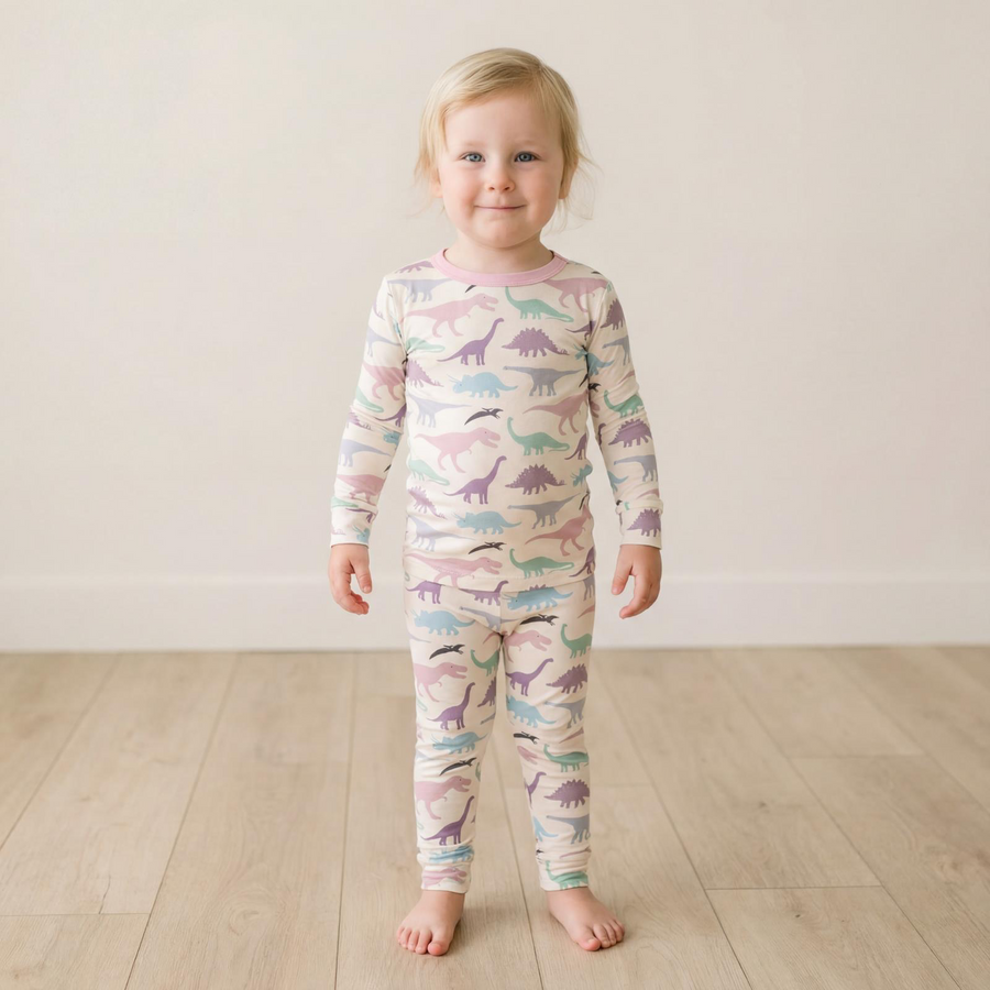 Print Long Sleeve Pajama Set