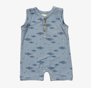 Fish Sleeveless Romper