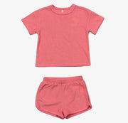 Strawberry Ice Cotton Terry Set