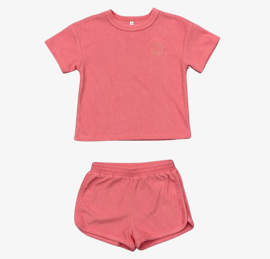 Strawberry Ice Cotton Terry Set
