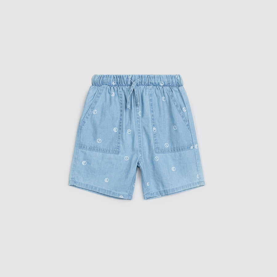 Blue Denim Shorts