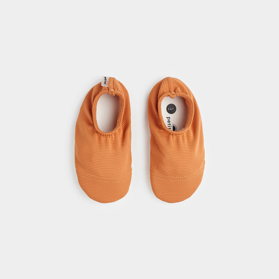 Ribbed Swim Slippers