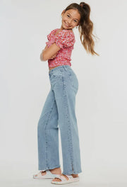 Girls High Rise Wide Leg