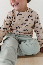 Dirt Bikes Boy's Raglan Sweatshirt