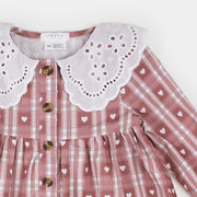 Jazzberry Gingham Dress Set