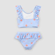 Shells Print on Light Blue Bikini