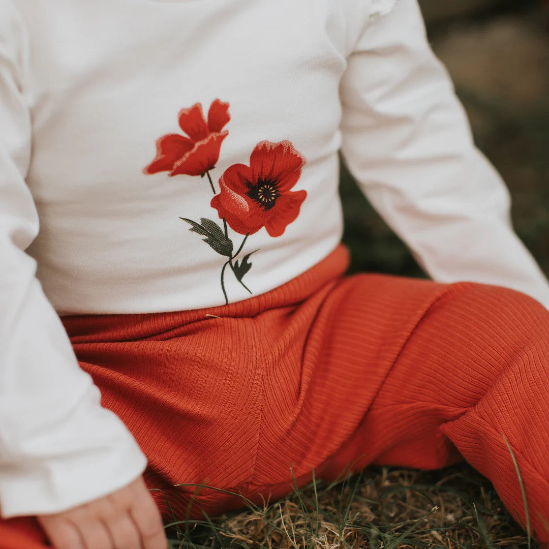 Poppy Print 3pc Newborn Set