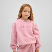 Dance Embossed Bubblegum Scuba Knit Sweatshirt