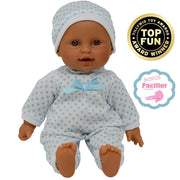 11" Doll Polka Dots w/ Pacifier