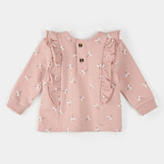 Daisy Print on Rose Outfit Set