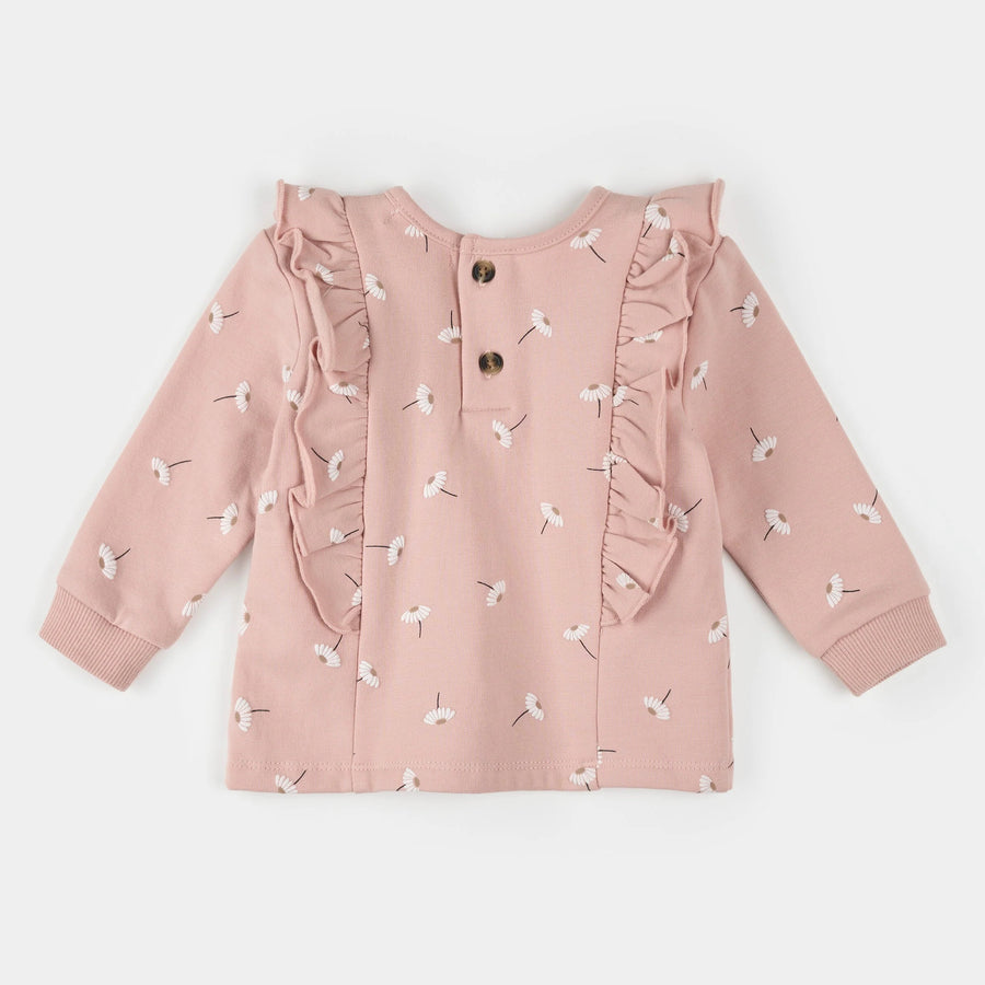 Daisy Print on Rose Outfit Set
