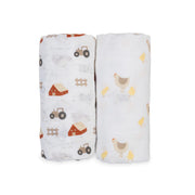 Lulujo Cotton Swaddles 2 pack