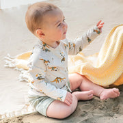 Beach Dinos & Sage Rashguard Set