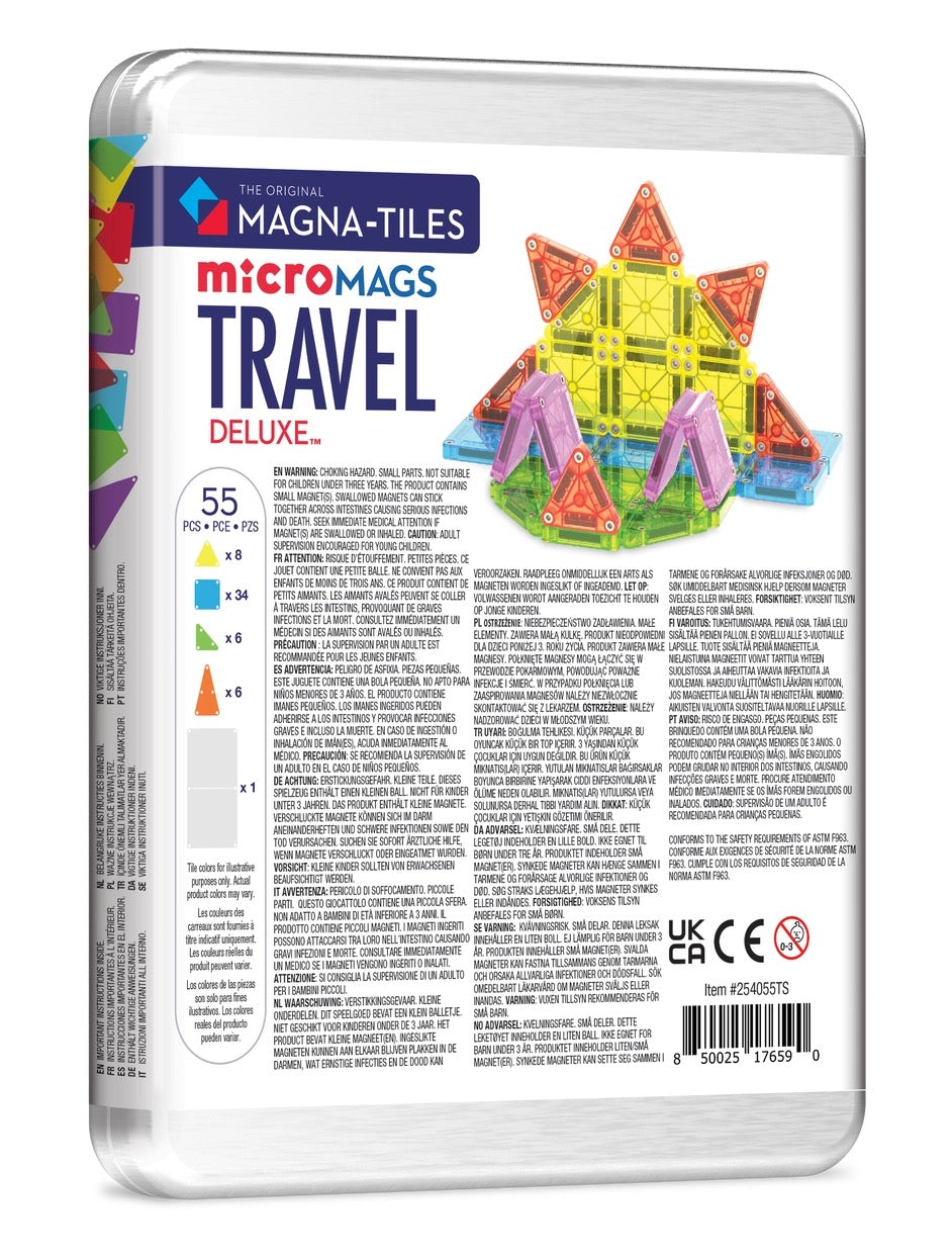 Magna-Tiles Travel Set Deluxe 55-Piece Set