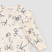 Locket Print on Ivory Playsuit