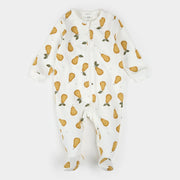 Pear Print on Off-White Sleeper