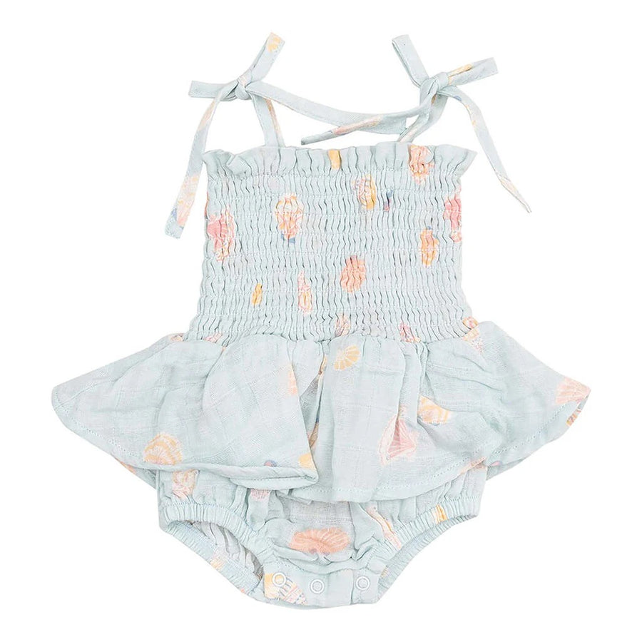 Smocked Bubble w/ Skirt Sea Shells
