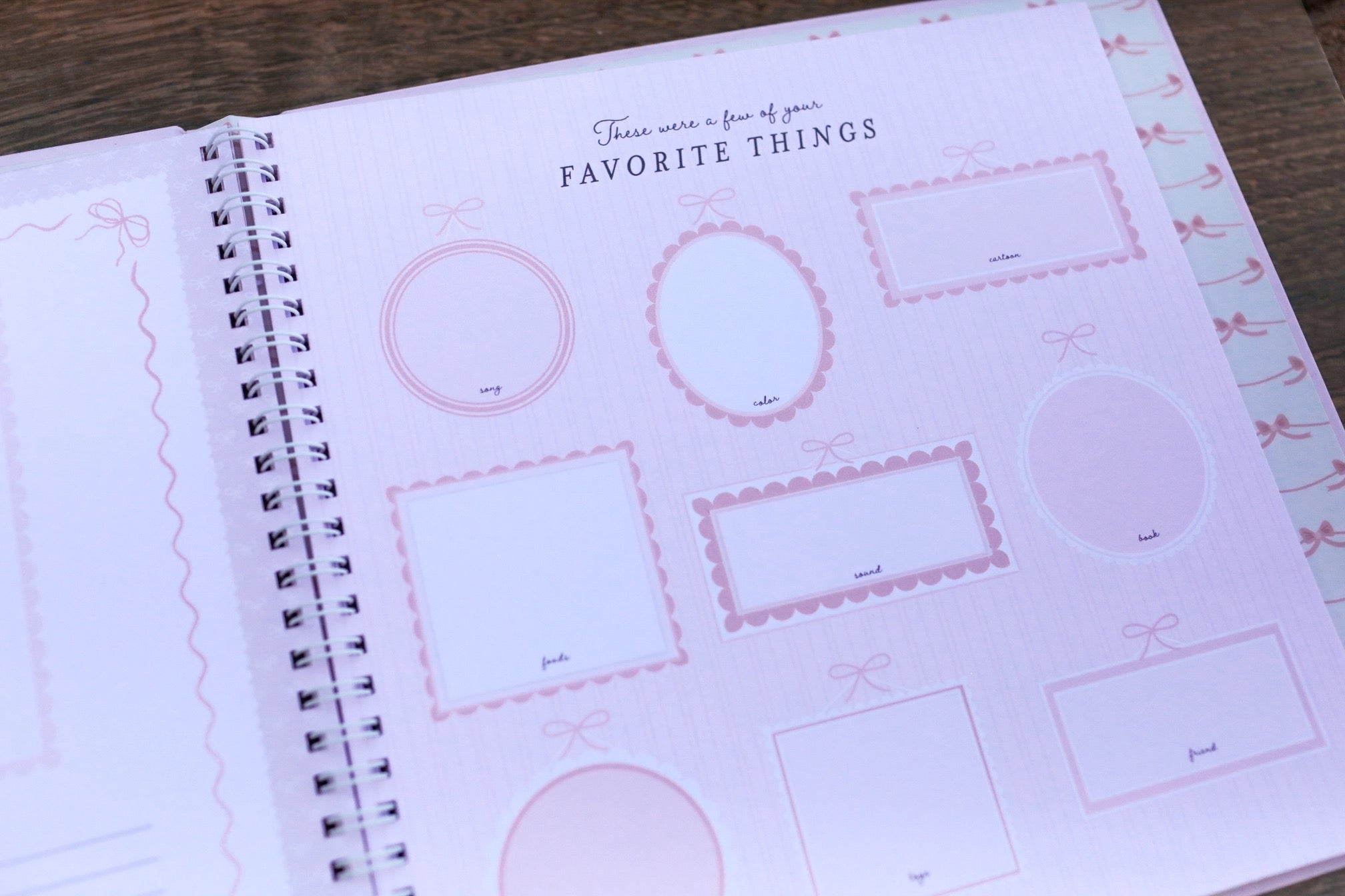 Bowkissed Blush Baby Memory Book