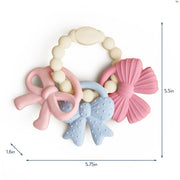 Itzy Trio™ Multi-Textured Silicone Teether