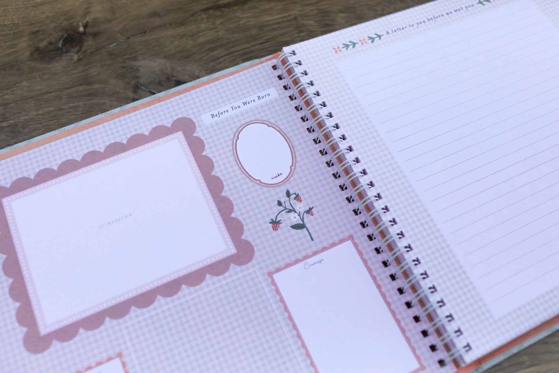 Cottage Garden Baby Memory Book