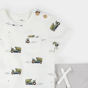 Lawnmower Print Short Set