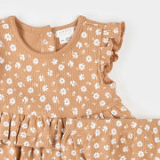 Spice Floral Print Outfit Set