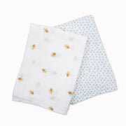 Lulujo Cotton Swaddles 2 pack