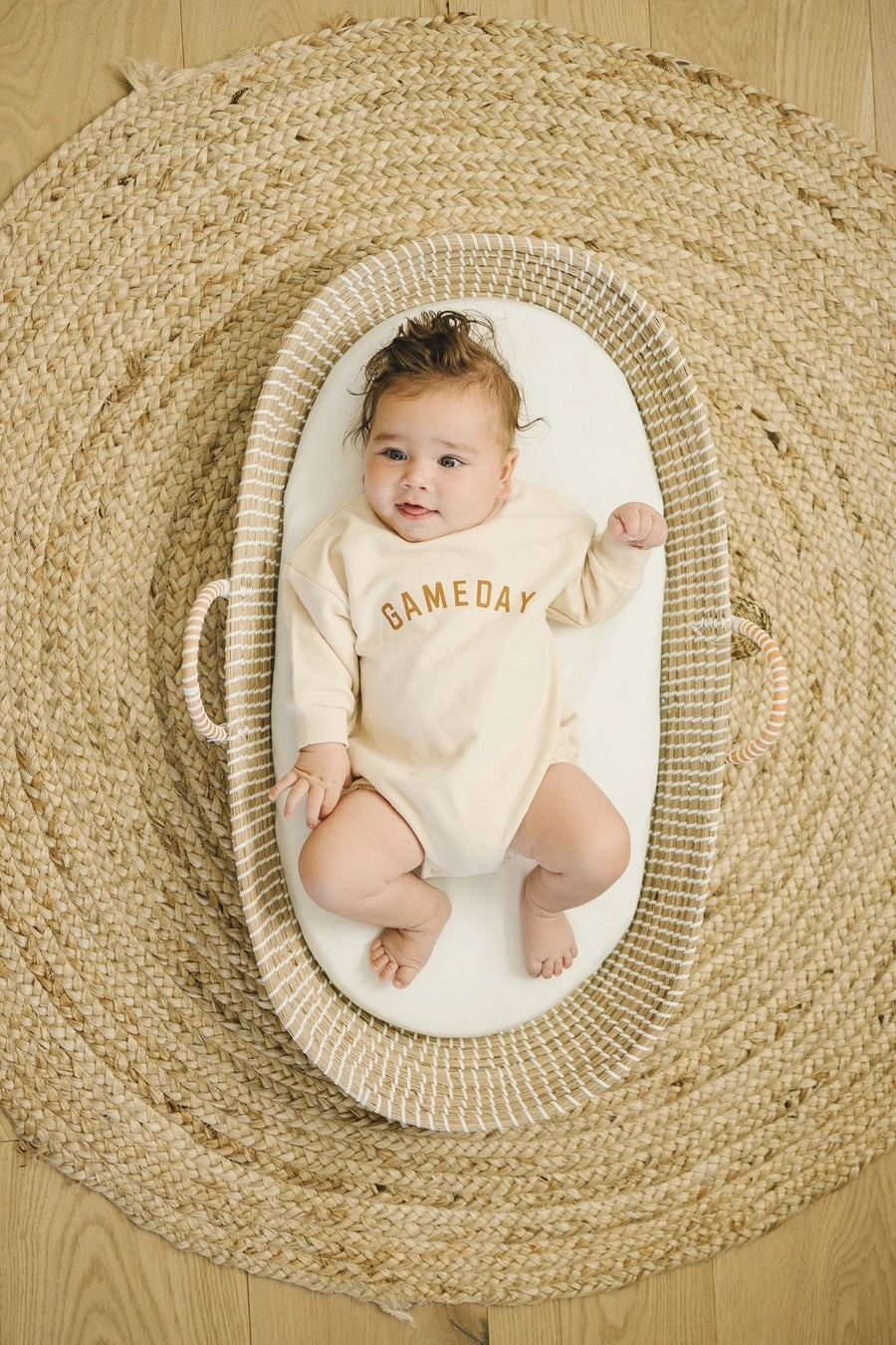 Gameday Organic Cotton Sweatshirt Romper