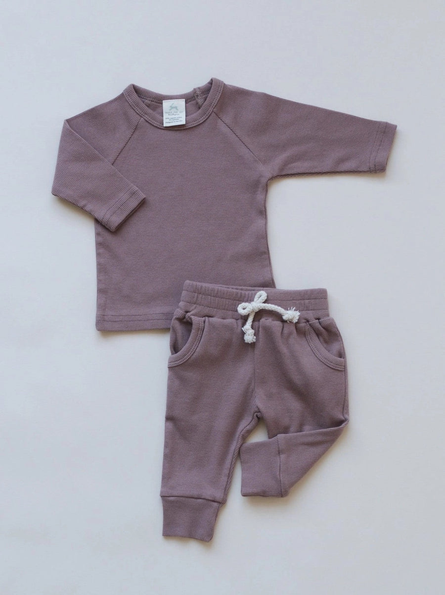 Organic Cotton Ribbed 2pc Set