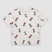 Race Cars on Grey Short Sleeve Sweatshirt