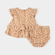 Spice Floral Print Outfit Set