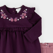 Figs Print on Terry Dress Set