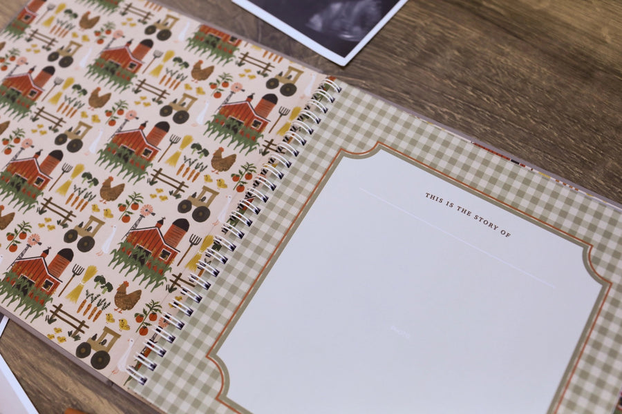 Little Farmer Baby Memory Book