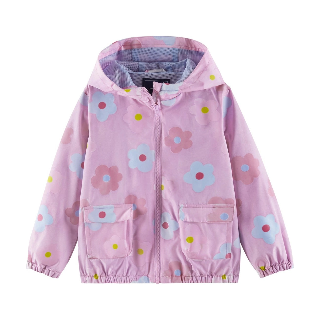 Color Change Raincoat | Pink Flower