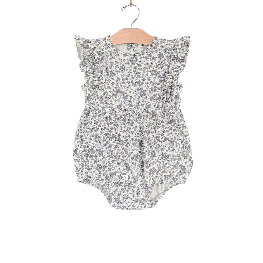 Calico Floral Short Romper