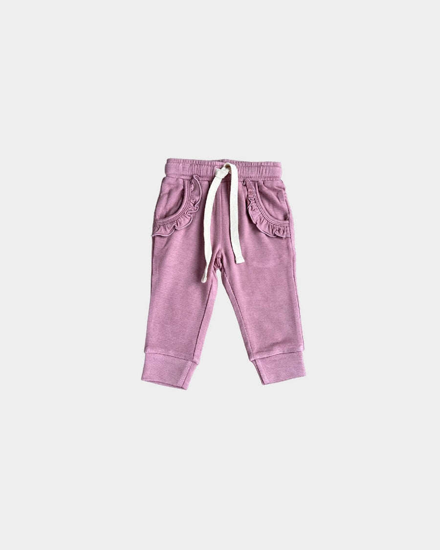 Girl's Ruffle Joggers