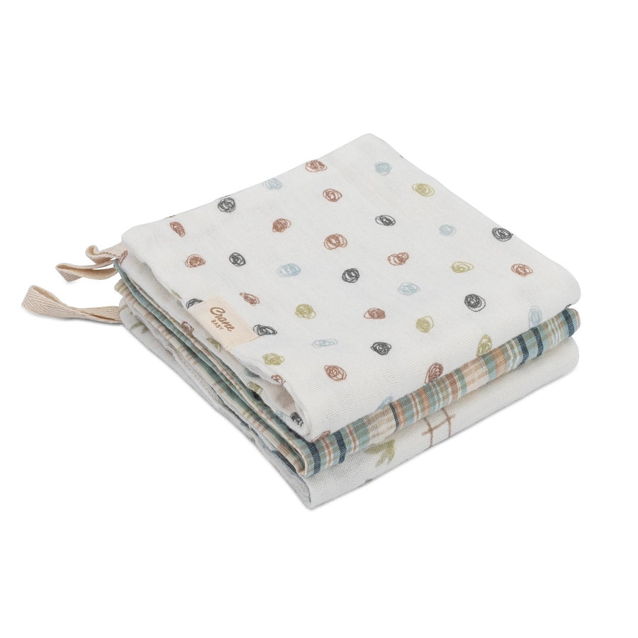 Hooded Baby Bath Towel & Washcloth Set