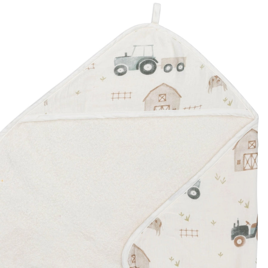 Hooded Baby Bath Towel & Washcloth Set