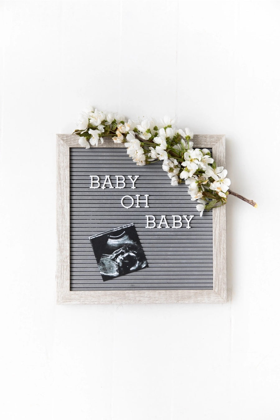 Rustic Wooden Letterboard Set with 188 Letters & Numbers