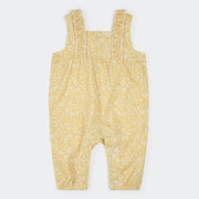 Daffodil Ruffle Cross Hatch Playsuit