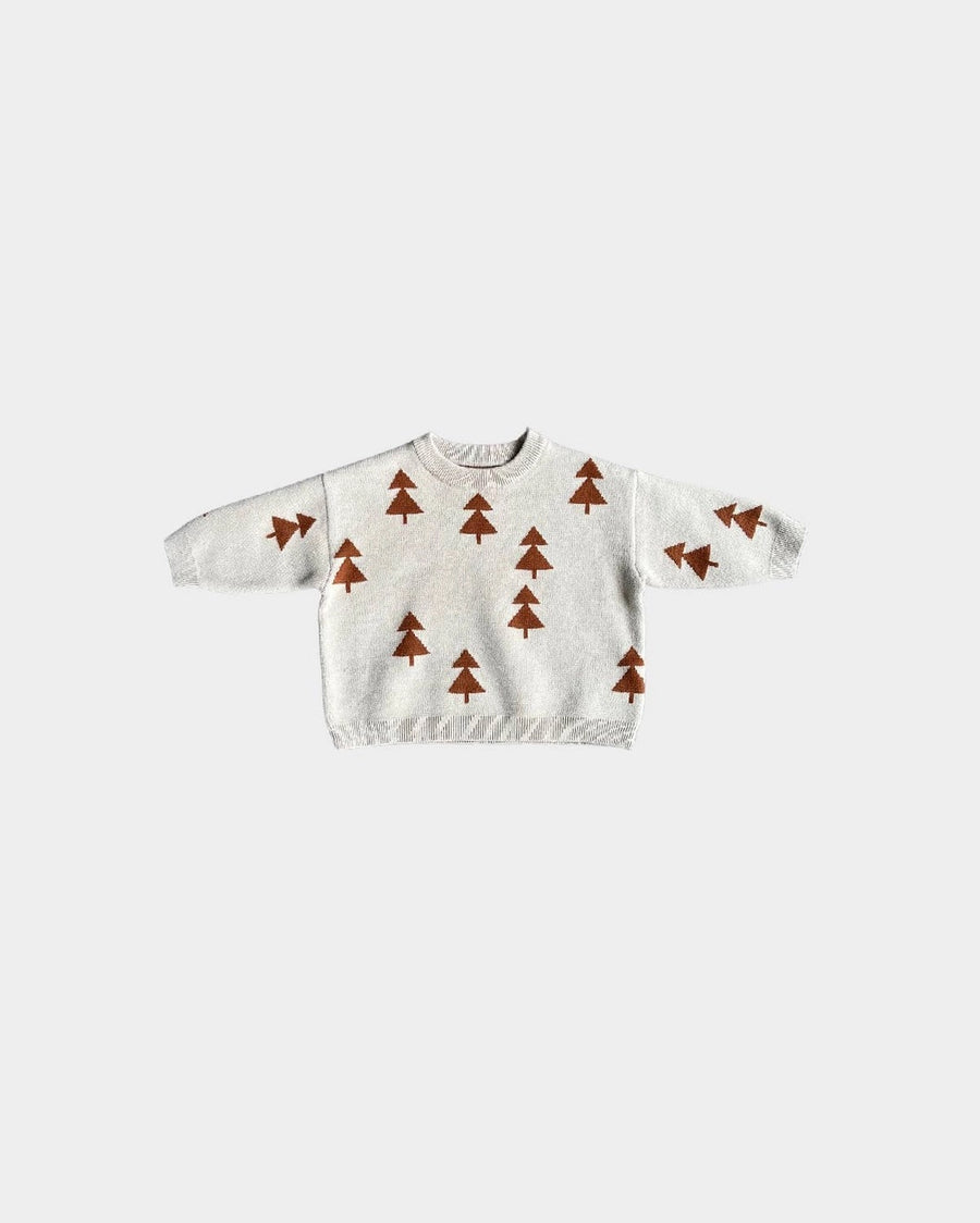 Winter Trees Knit Sweater