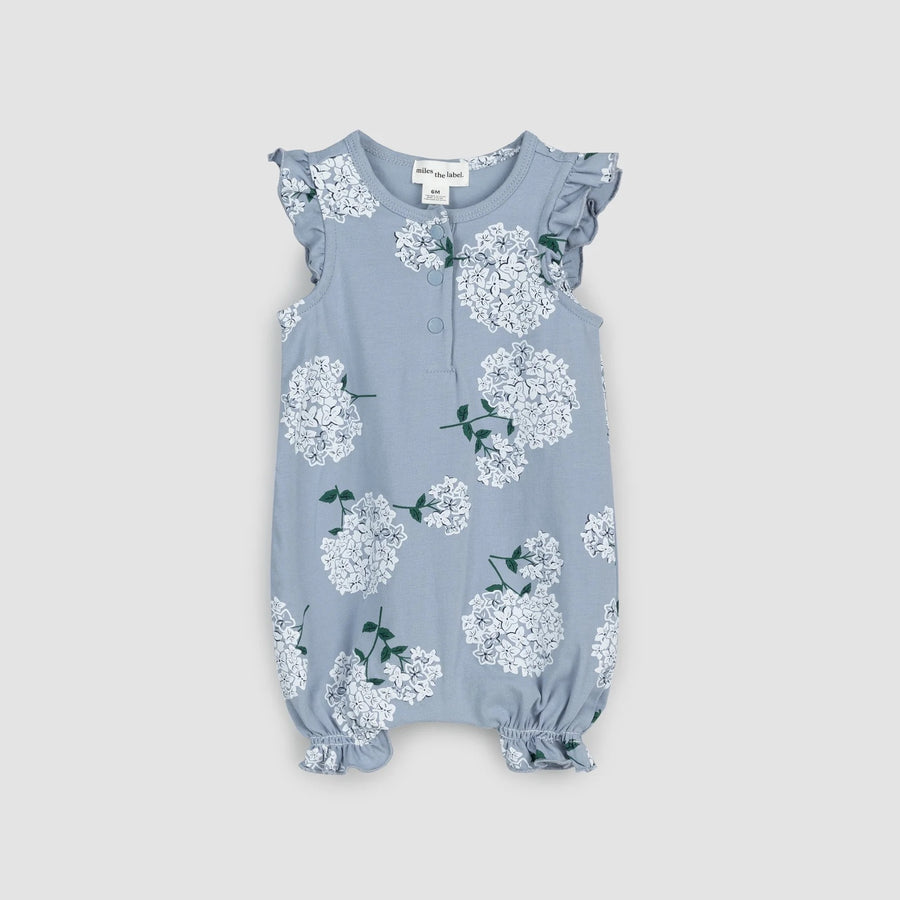 Hydrangea Sleeveless Romper