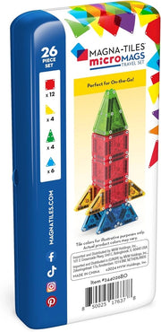 Magna-Tiles Micromags 26-Piece Travel Set