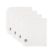 Muslin Burp Cloths (4 Pack)