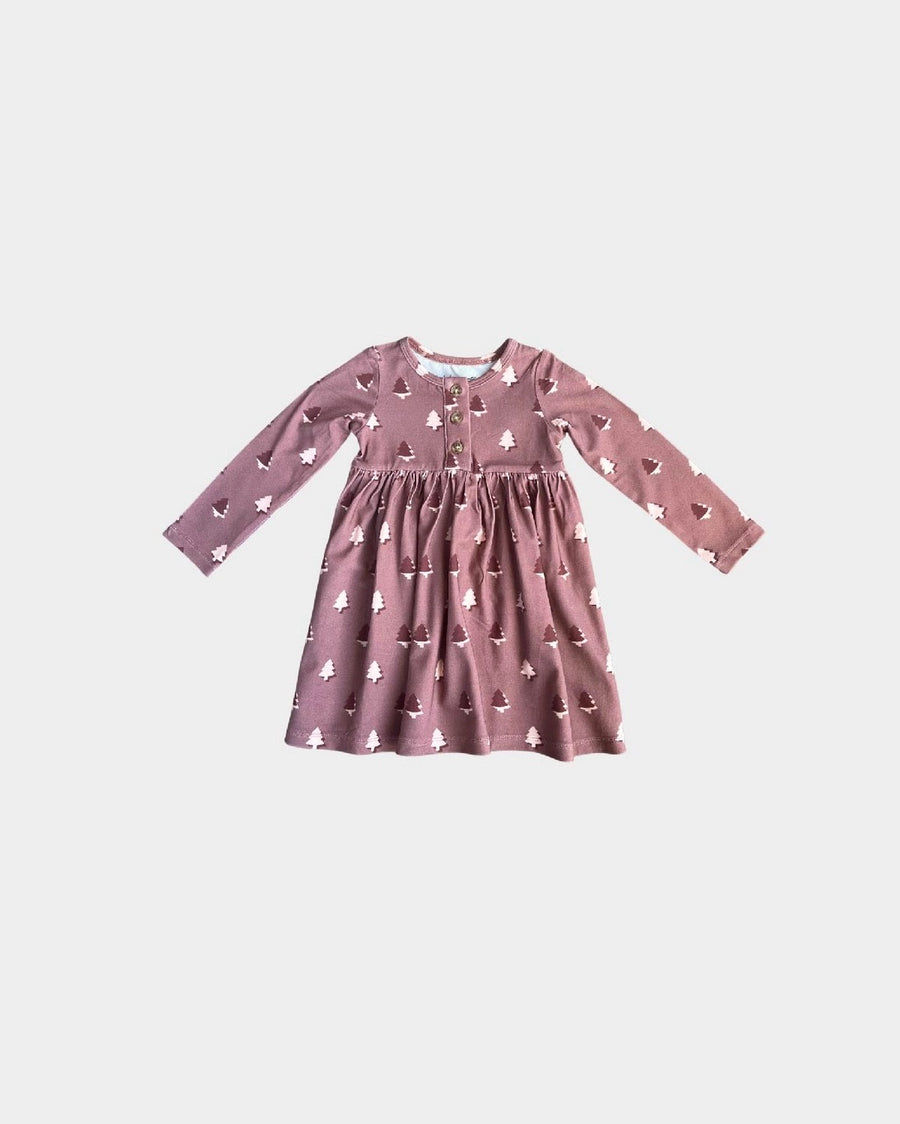 Holiday Trees Henley Dress