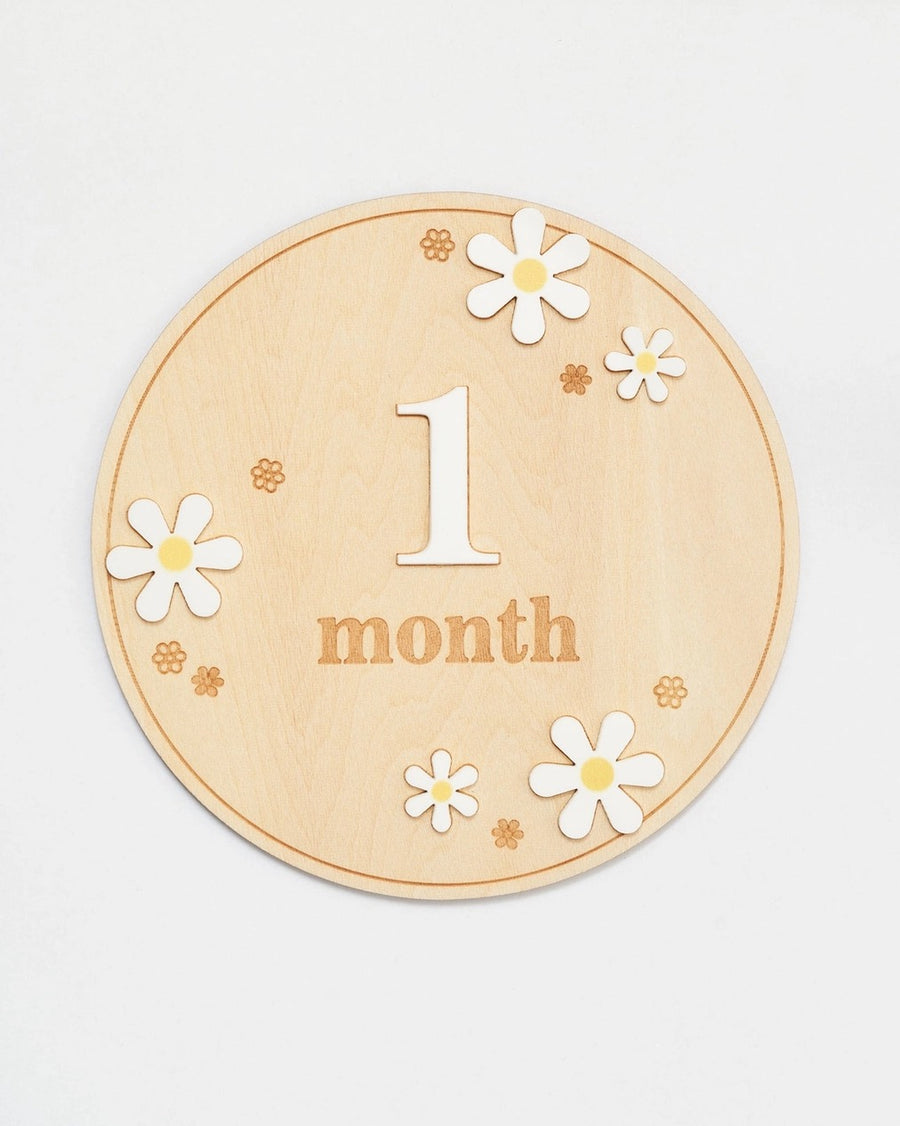 Wooden Milestone Cards