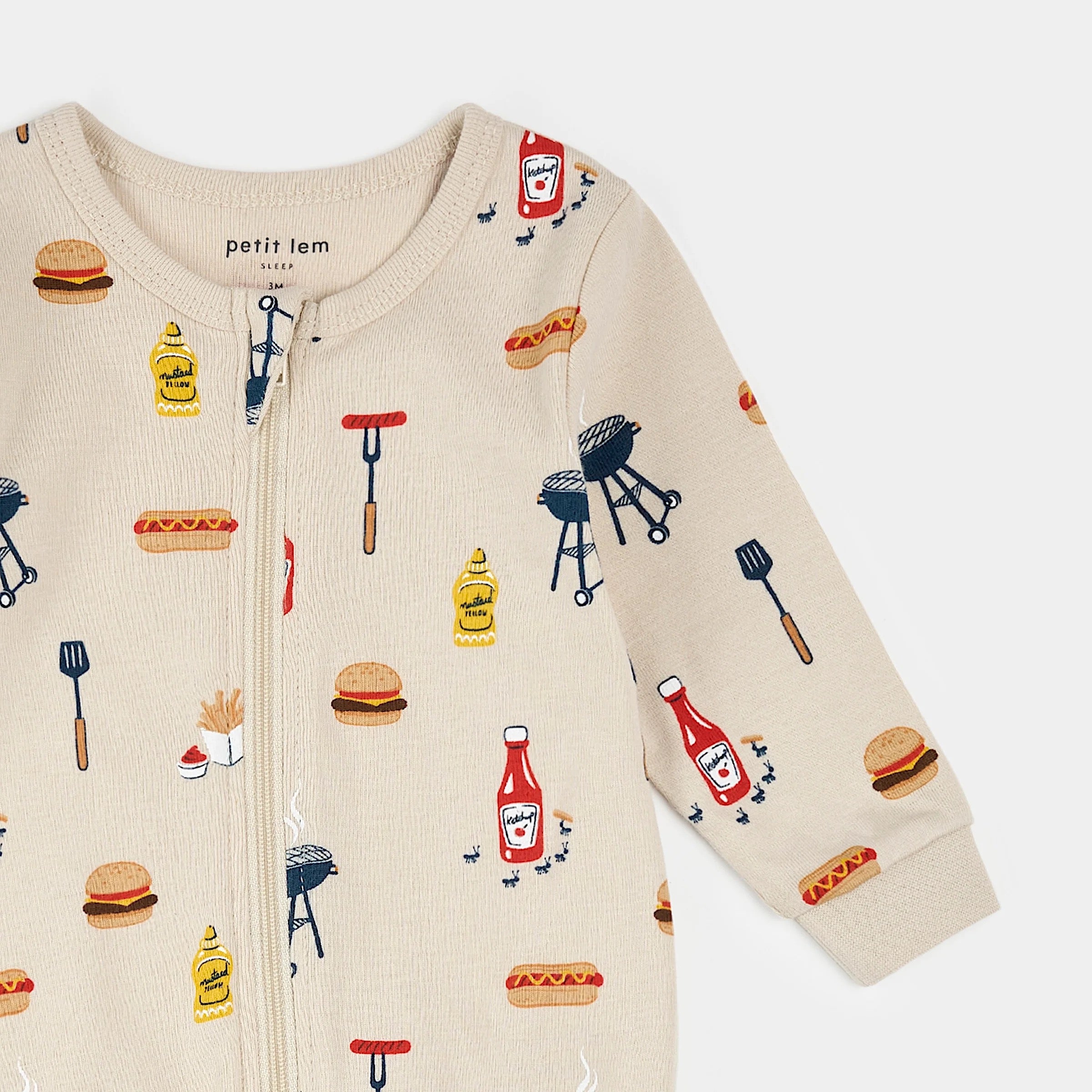 Summer BBQ Print on Sand Sleeper