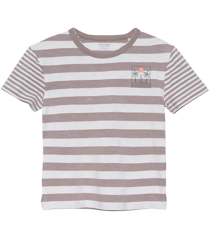 Brown Stripe Tee